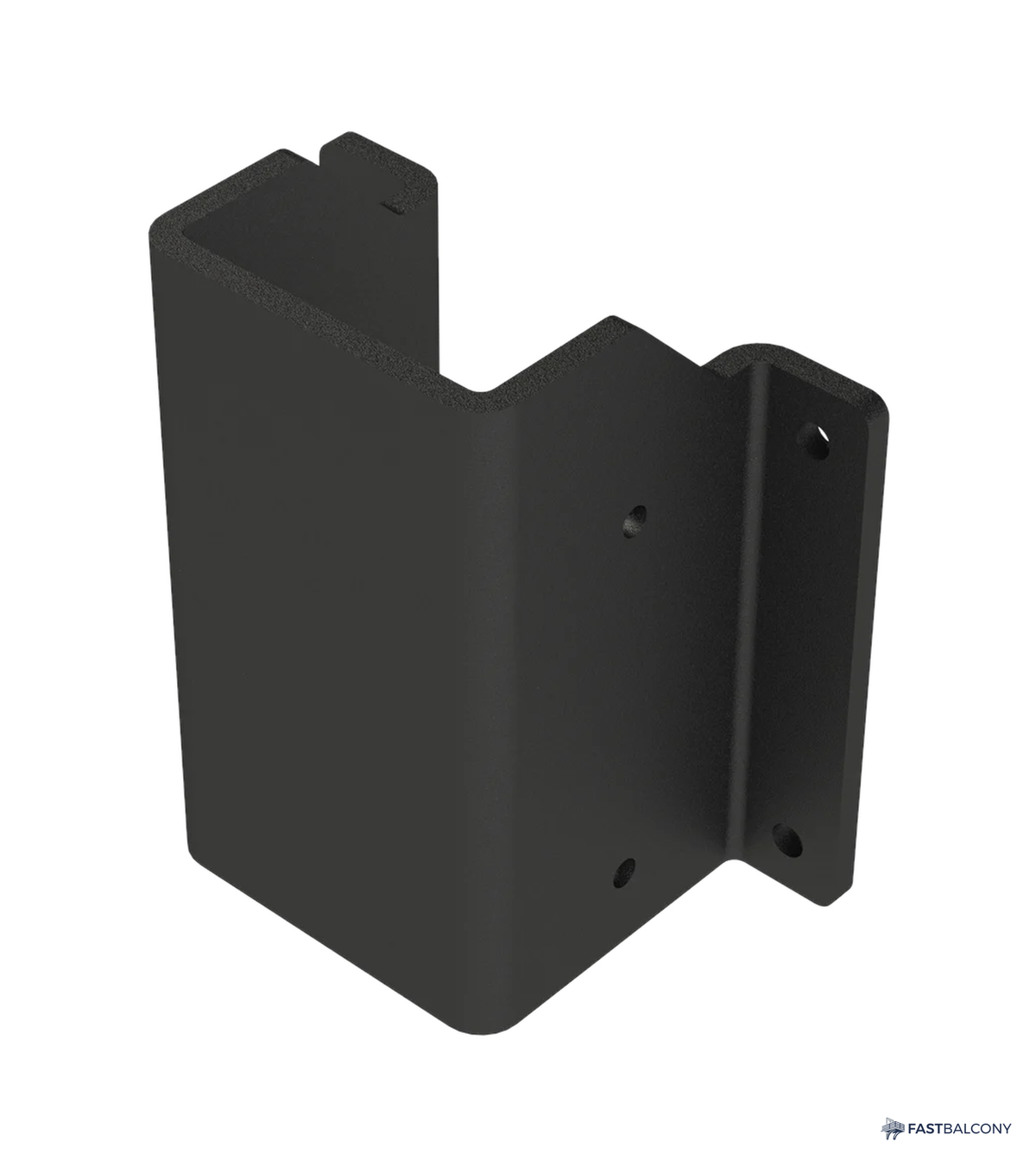 Fast Balcony Flat-Face Fascia-Mount Aluminum Balcony System - frame and rail detail