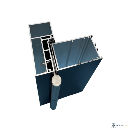 Door Axis 100 Series Commercial Glass Entry Door with Floor Closer - panel and glazing detail