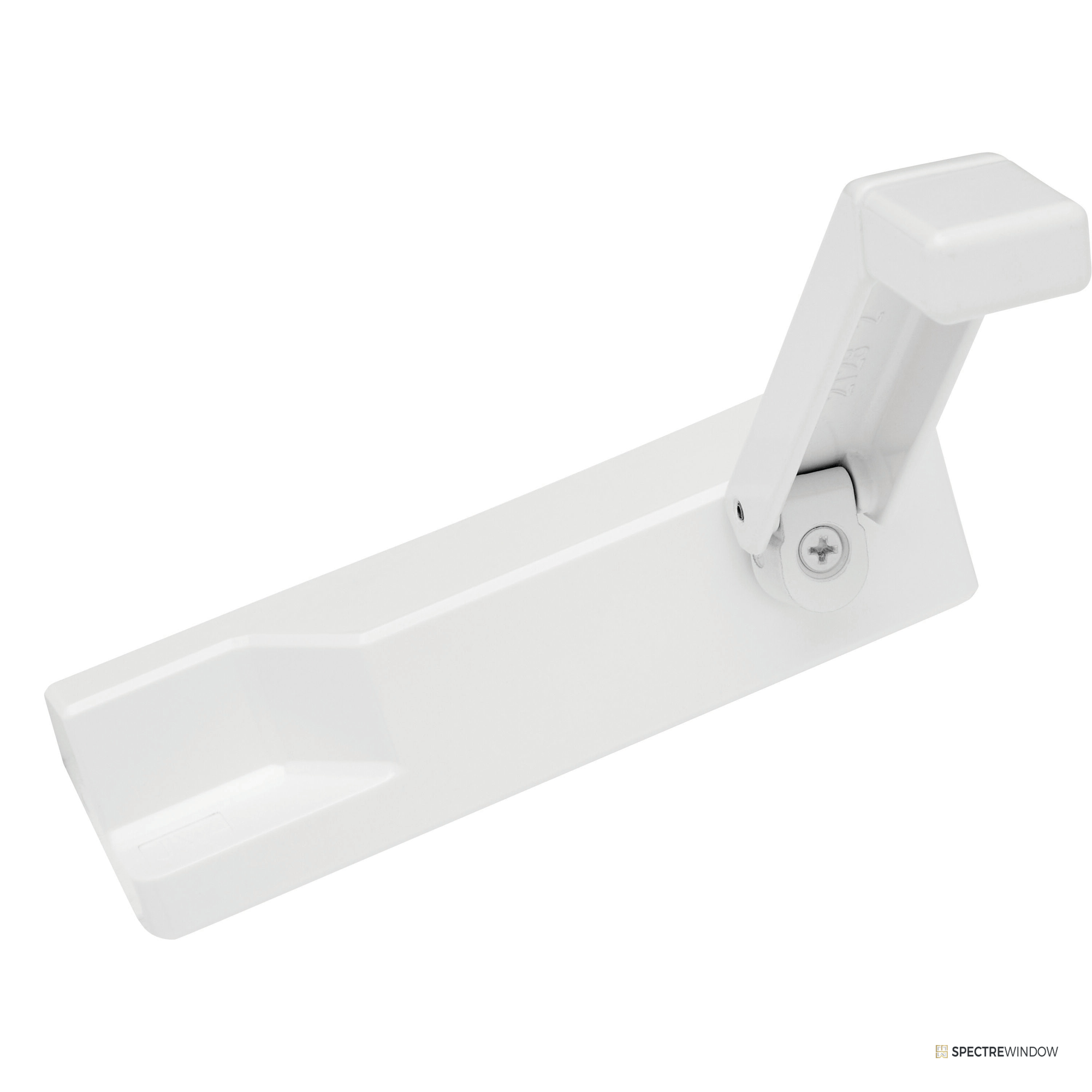 Spectre Window 29.5 in. x 35.5 in. Vinyl Casement Window with Low-E Insulated Glass - frame and hardware detail
