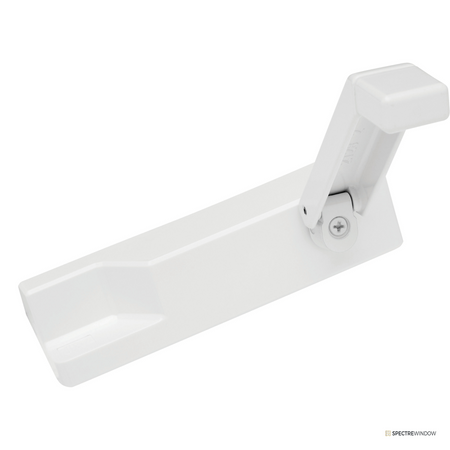 Spectre Window 29.5 in. x 35.5 in. Vinyl Casement Window with Low-E Insulated Glass - frame and hardware detail
