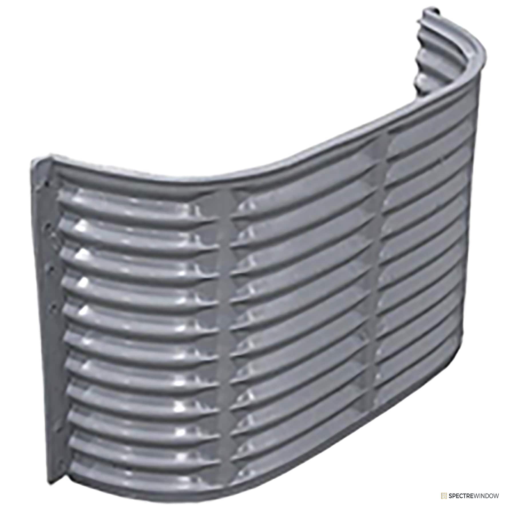 Spectre Window 42 in. x 19 in. x 15 in. Basement Window Well - frame and hardware detail