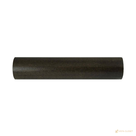 Vista Closet 96 in. Heavy-Duty Wood Closet Rod - construction detail