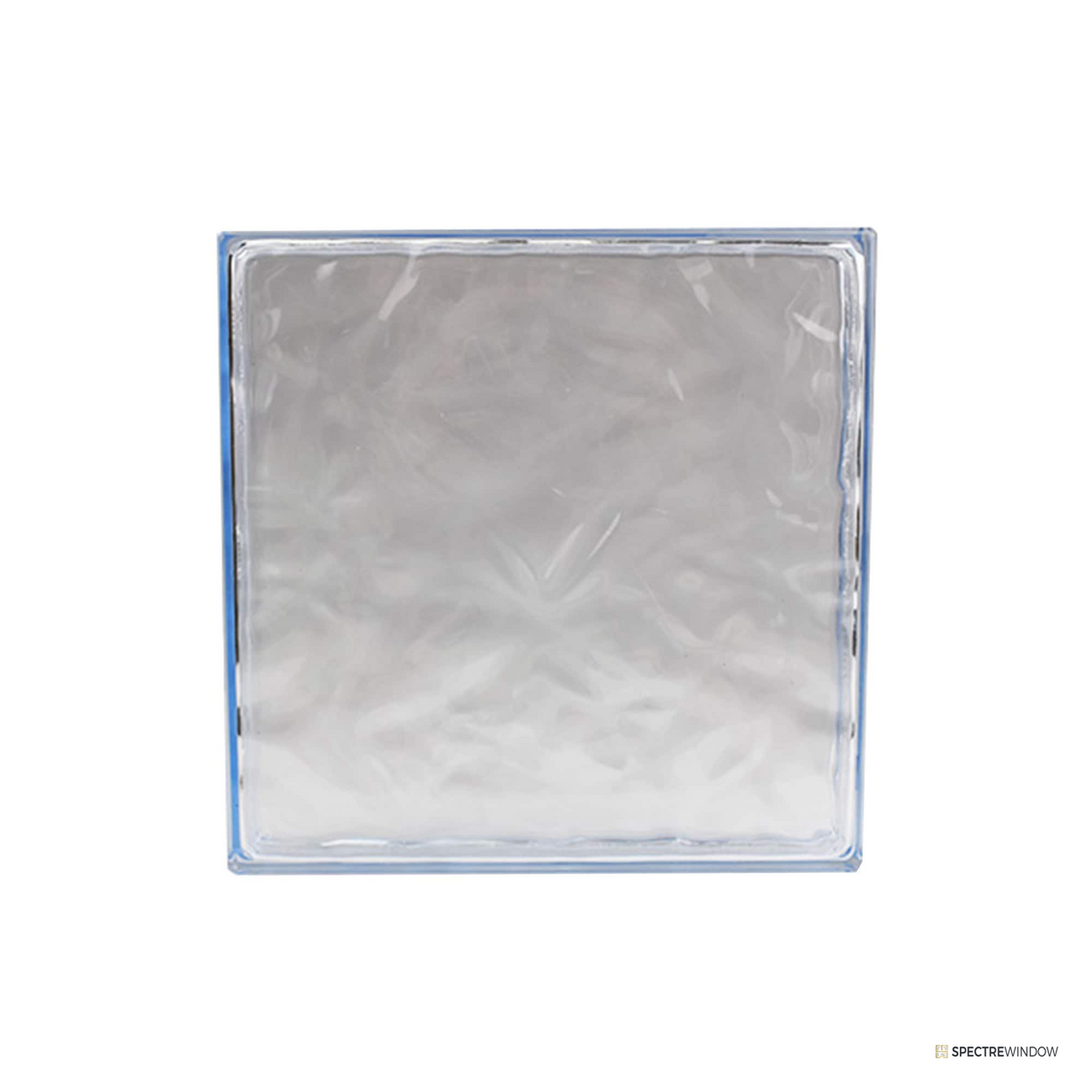 Spectre Window 29.5 in. x 17.5 in. Acrylic Block Vinyl Hopper Window, Privacy Glazing - frame and hardware detail