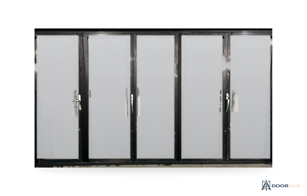 Door Axis 68 Series Aluminum Bi-Fold Patio Door System, Insulated Glass - panel and glazing detail