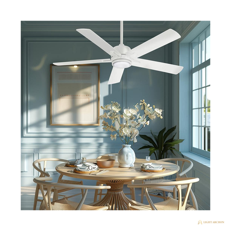 Light Archon Kestrel 54 in. Integrated LED Ceiling Fan with Remote Control - construction detail