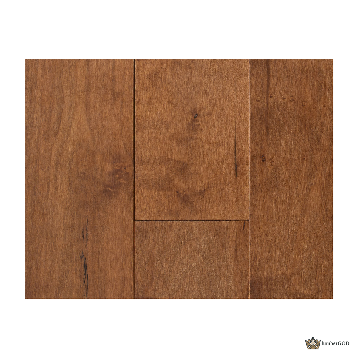 Lumber God Solid Hickory Hardwood Flooring, 3/4 in, Prefinished - room scene