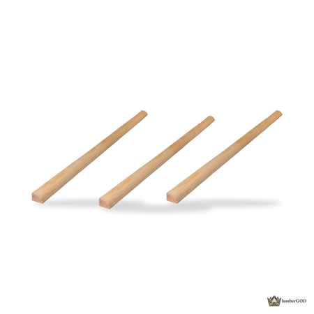 Lumber God Base Shoe Molding, 1/2 x 3/4 in, 8 ft - product view