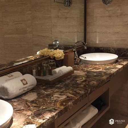 Prezio Stone Petrified Wood Gemstone Surface Program - installed application