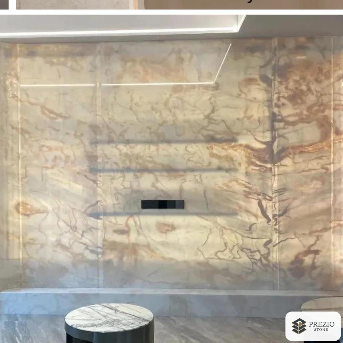 Prezio Stone Translucent Marble Slab Program - installed application