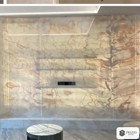 Prezio Stone Translucent Marble Slab Program - installed application