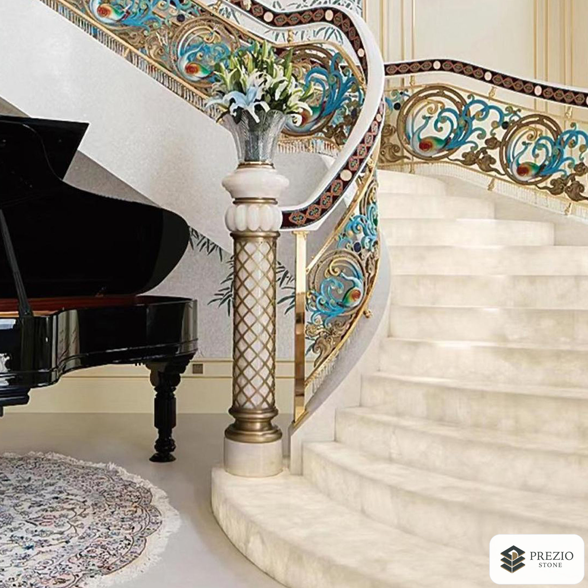 Prezio Stone White Crystal Quartz Gemstone Surface Program - installed application