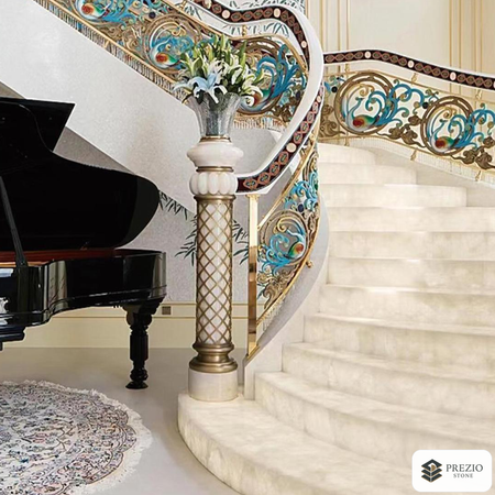 Prezio Stone White Crystal Quartz Gemstone Surface Program - installed application