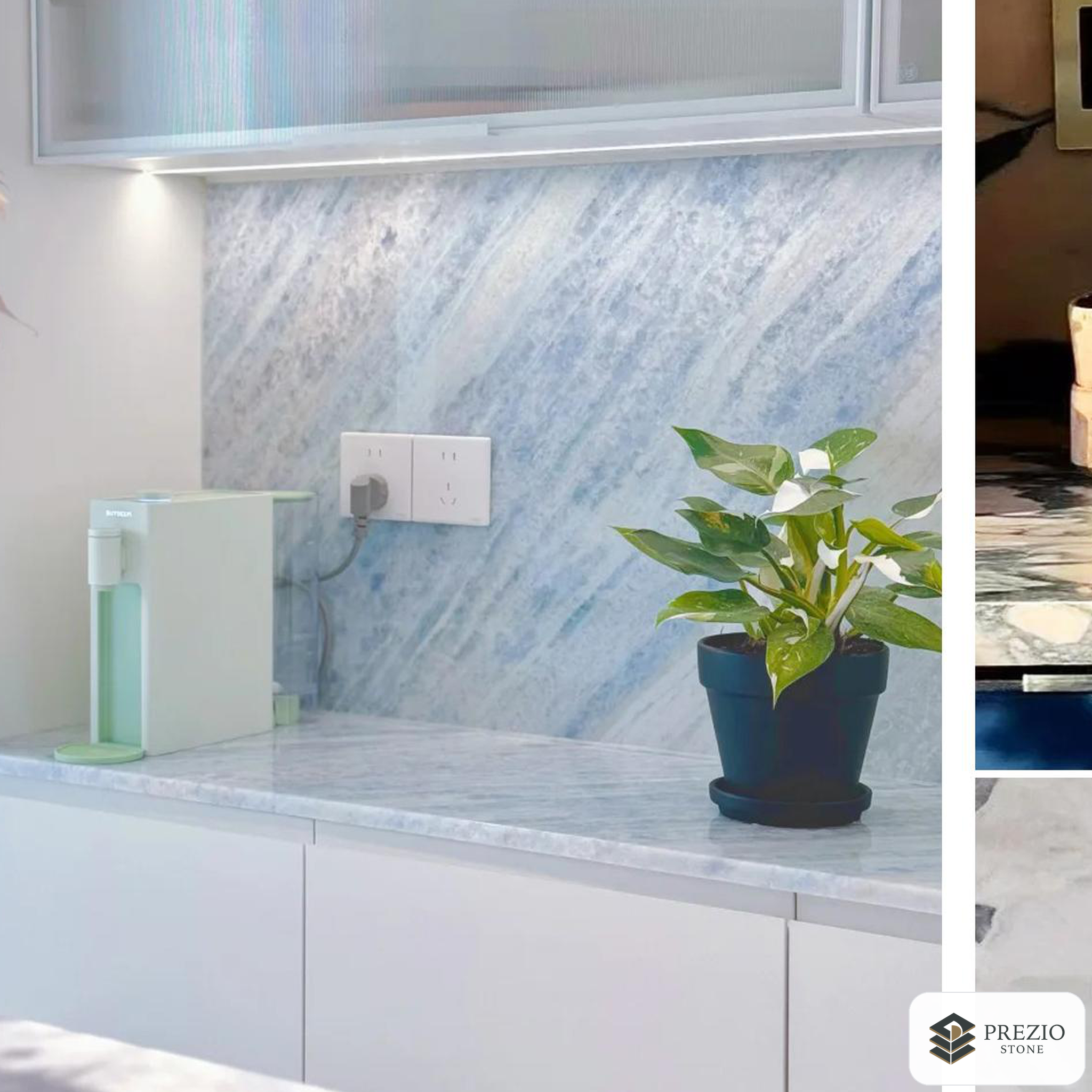 Prezio Stone Translucent Marble Slab Program - installed application