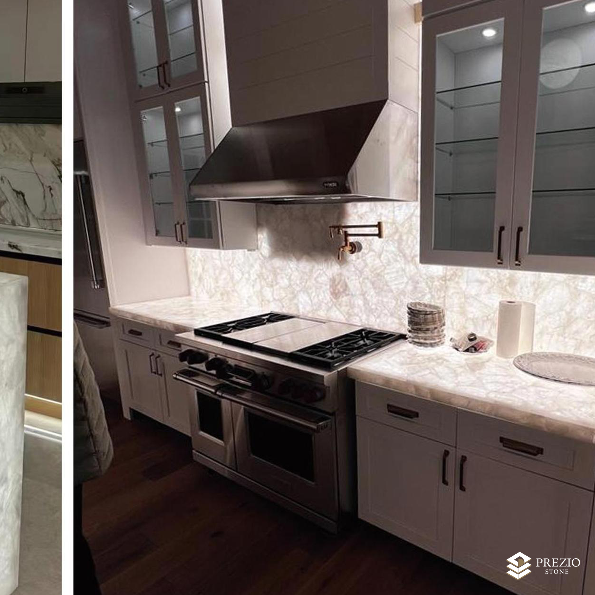 Prezio Stone White Crystal Quartz Gemstone Surface Program - installed application