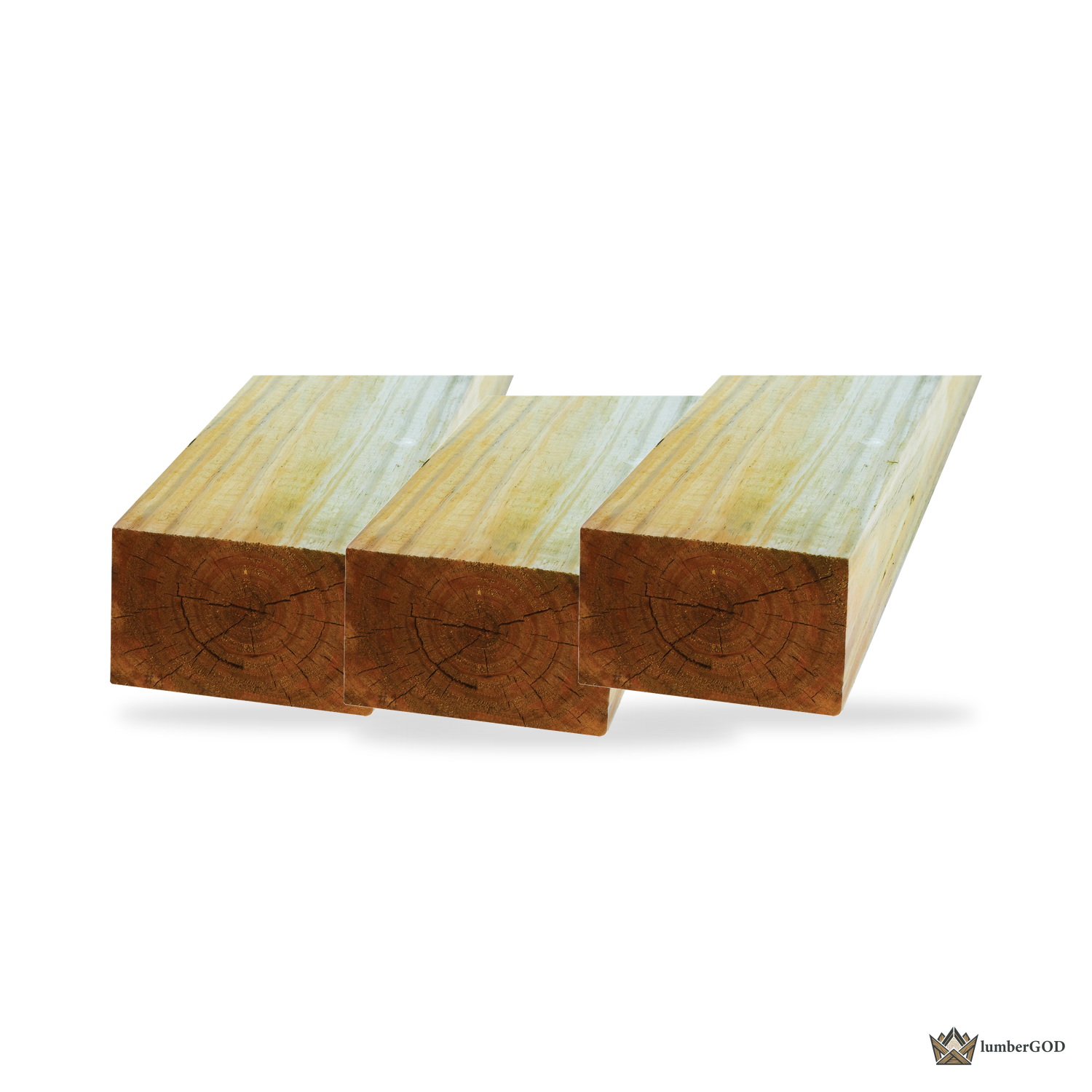 Lumber God 4x6 Pressure Treated Post, Ground Contact - stacked unit view