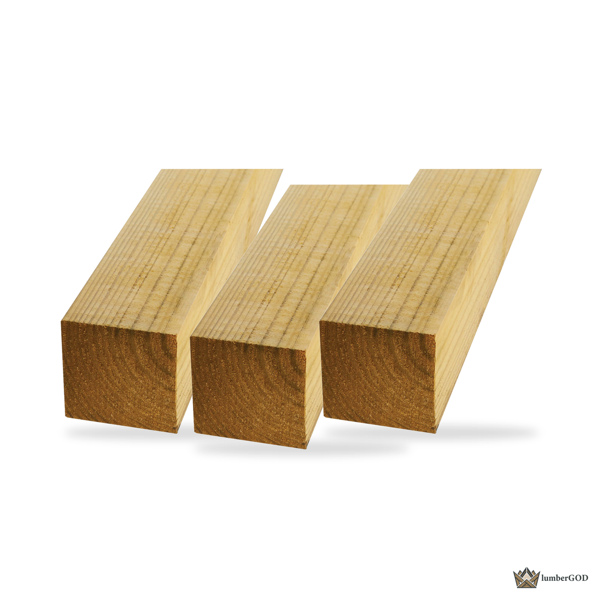 Lumber God 4x4 Pressure Treated Post, Ground Contact - stacked unit view