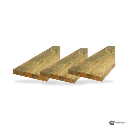 Lumber God 2x12 Pressure Treated Lumber, Ground Contact - stacked unit view