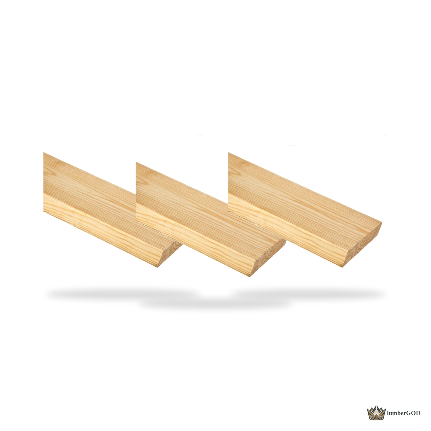 Lumber God 2x12 SYP No. 1 Dimensional Lumber, Kiln Dried - stacked unit view