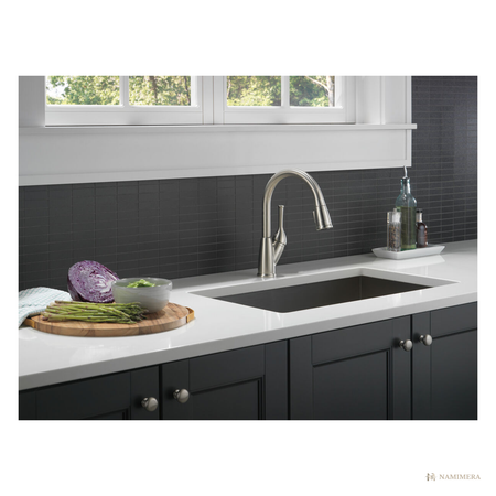 Namimera Pull-Down Kitchen Faucet with Magnetic Dock Sprayer, 1.8 GPM, Stainless Steel - alternate view