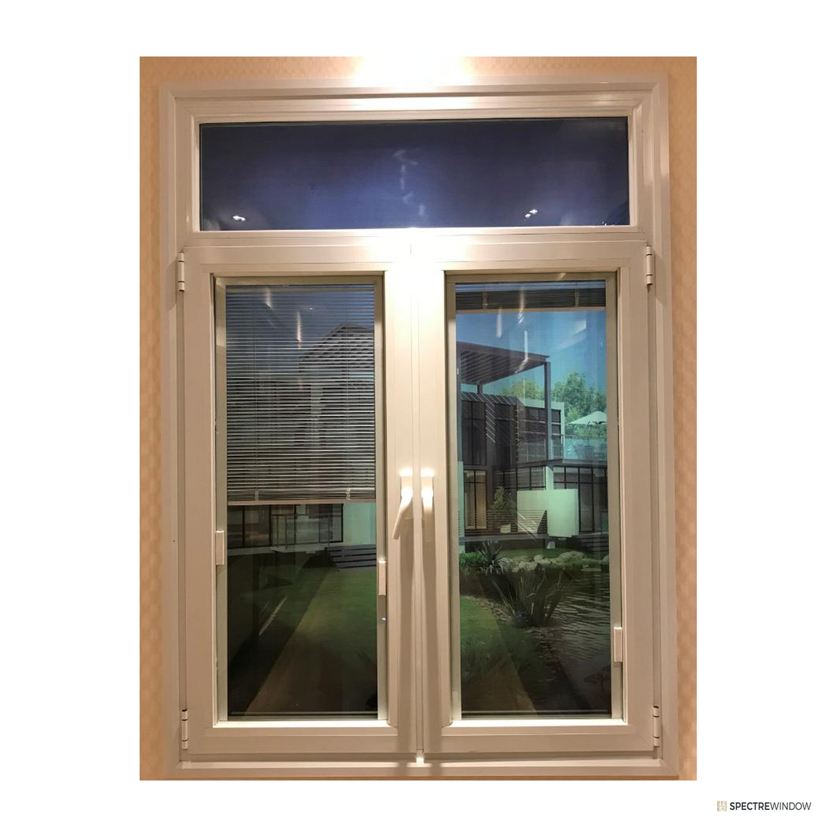 Spectre Window 70 Series Thermally Broken Aluminum Casement Window, Insulated Glass - installed view