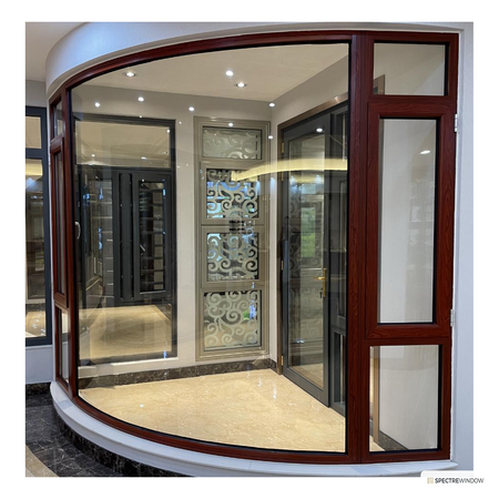 Spectre Window Arc Series Custom Round and Arched Aluminum Window Program - installed view