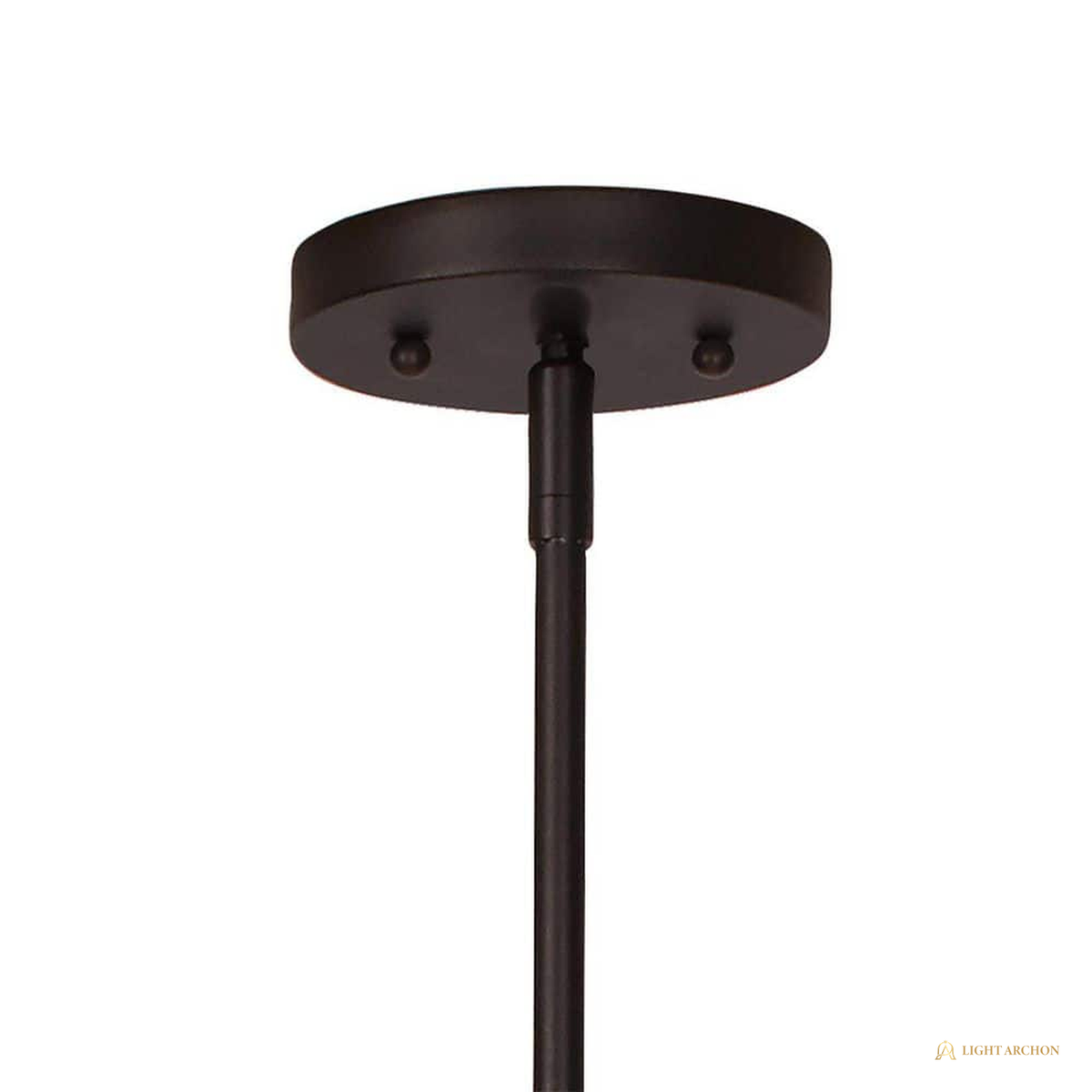Light Archon Forge 20 in. 4-Light Satin Bronze Industrial Drum Chandelier - construction detail