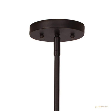 Light Archon Forge 20 in. 4-Light Satin Bronze Industrial Drum Chandelier - construction detail
