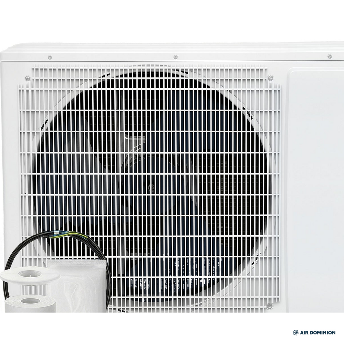 Air Dominion 18,000 BTU 21.4 SEER2 Single Zone Cold Climate Wall-Mounted Mini Split Heat Pump System - system components