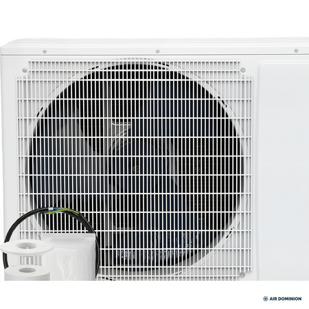 Air Dominion 18,000 BTU 21.4 SEER2 Single Zone Cold Climate Wall-Mounted Mini Split Heat Pump System - system components
