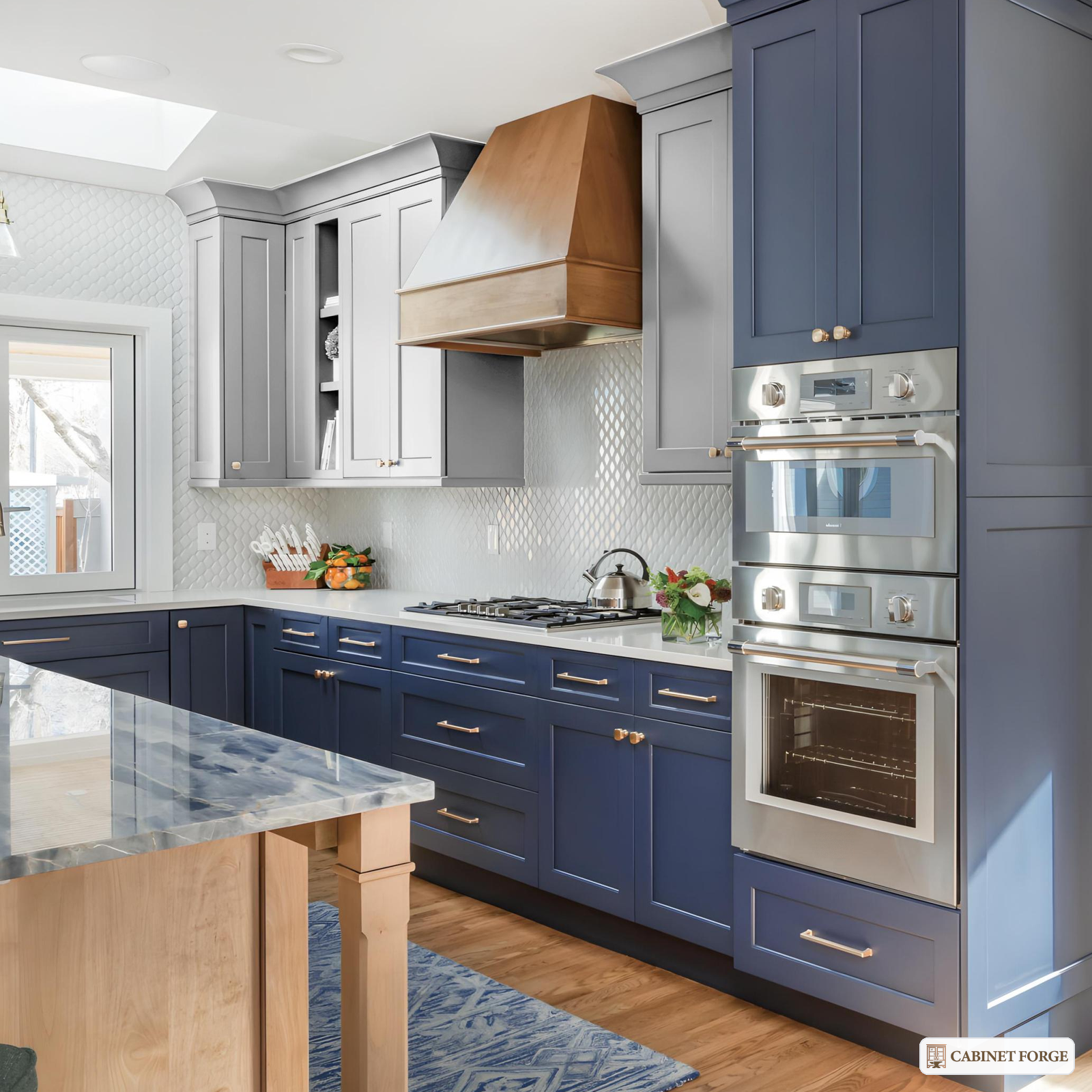 Cabinet Forge Gray Shaker Base Cabinet Set - product view