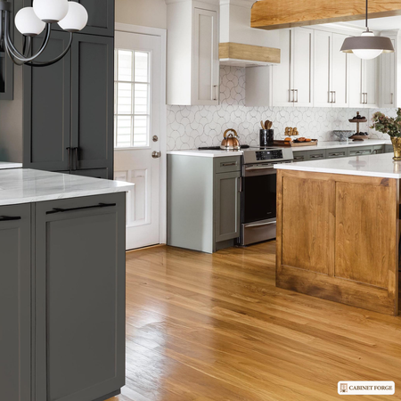Cabinet Forge Graphite Shaker Wall Cabinet Set - product view