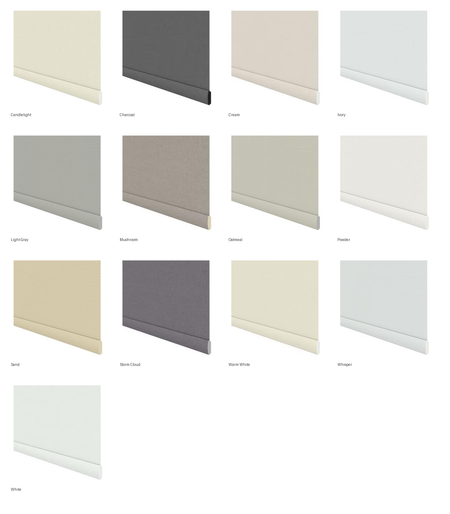 Vanguard Shade Blackout Roller Shade, Custom Cut - colorway overview