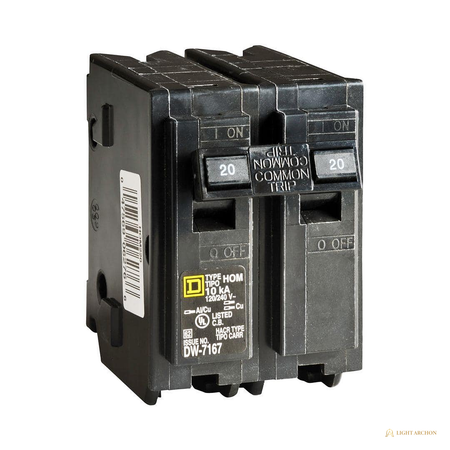 Light Archon Citadel 20A Circuit Breaker Platform - angle view
