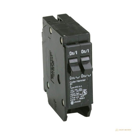 Light Archon Aegis 20A Single-Pole Circuit Breaker - angle view