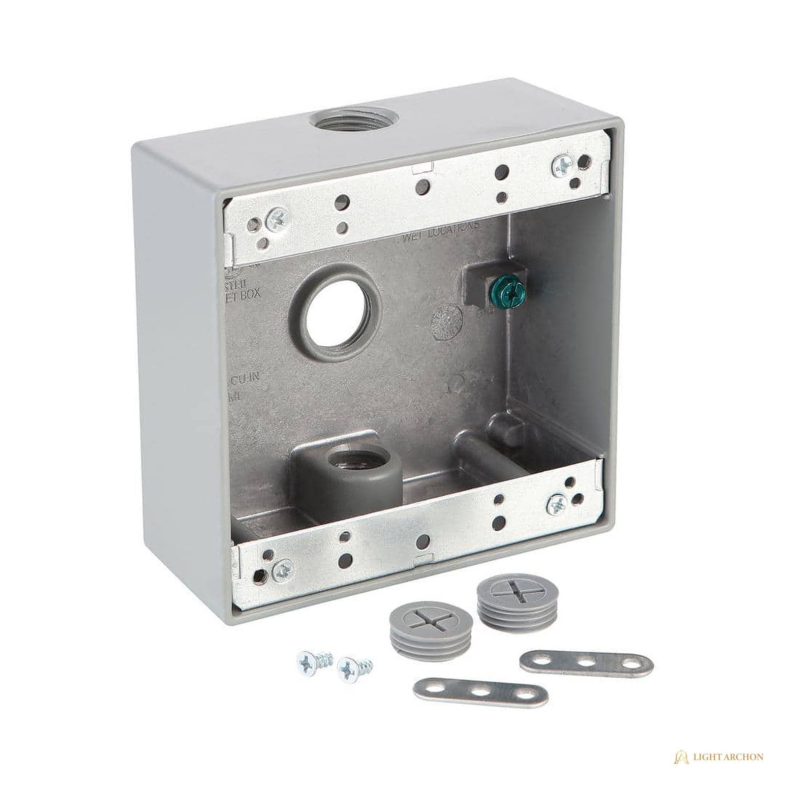 Light Archon StormSet Weatherproof Outlet Boxes - angle view
