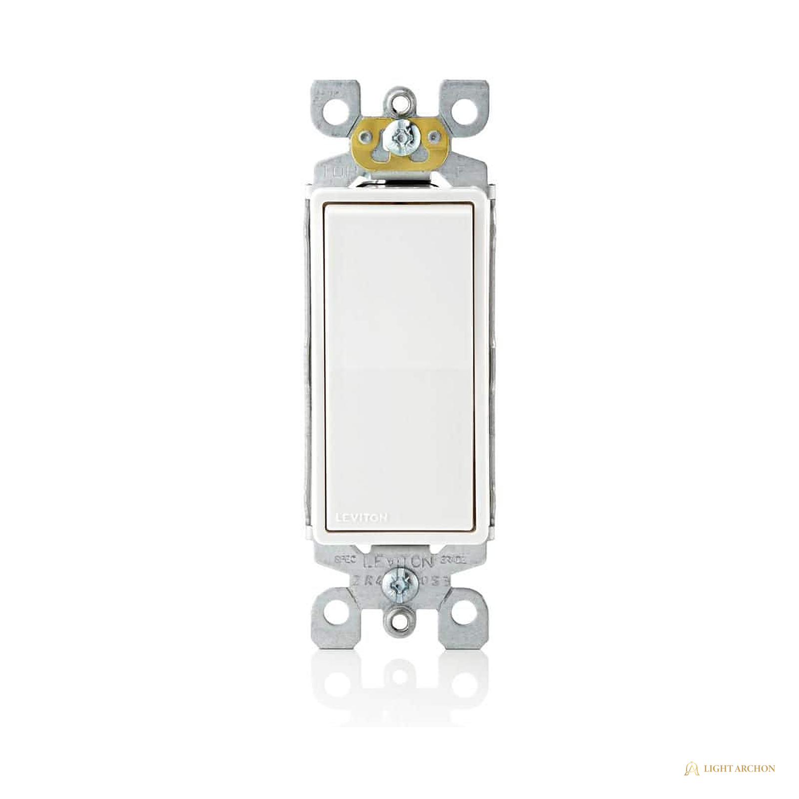 Light Archon Atlas 15A Wall Switch - angle view