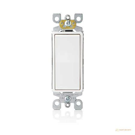 Light Archon Atlas 15A Wall Switch - angle view
