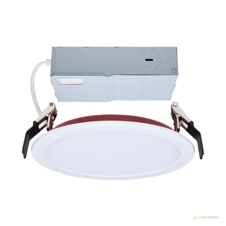 Light Archon Pyra Fire Rated Direct Wire LED Recessed Trim, Selectable CCT, 90 CRI - construction detail