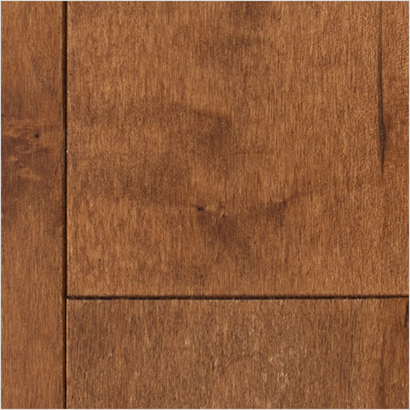 Lumber God Solid Hickory Hardwood Flooring, 3/4 in, Prefinished - Autumn finish swatch