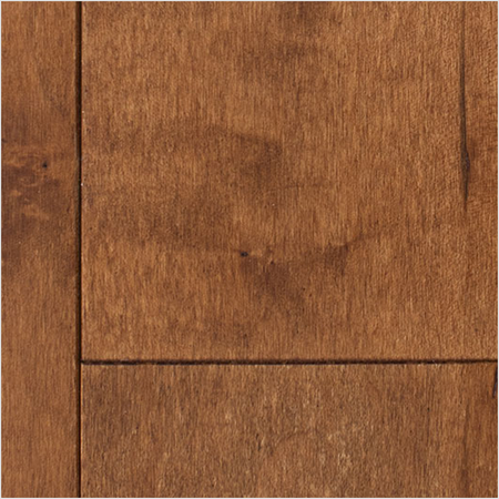 Lumber God Solid Hickory Hardwood Flooring, 3/4 in, Prefinished - Autumn finish swatch