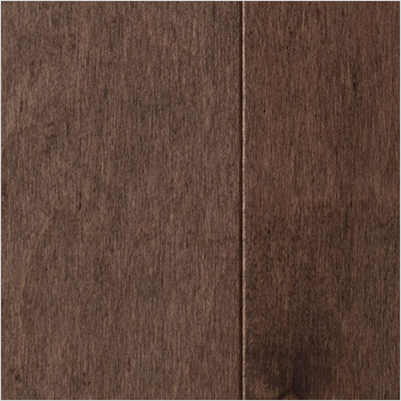 Lumber God Solid Hickory Hardwood Flooring, 3/4 in, Prefinished - Cappuccino finish swatch