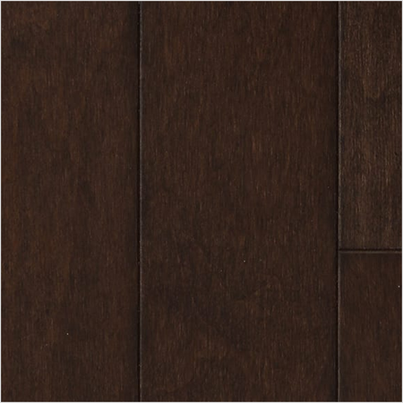 Lumber God Engineered Hardwood Flooring, 3/8 in, Maple and Red Oak - Cappuccino finish swatch