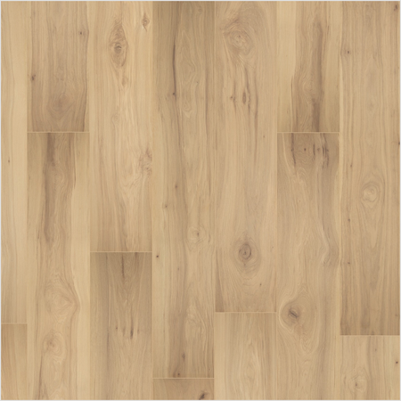 Lumber God AC4 Premium Laminate Wood Flooring, 12 mm with Attached Pad - Caramelized Hickory finish swatch