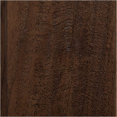Lumber God Engineered Hardwood Flooring, 5 in Wide Plank, Hickory Red Oak and Walnut - Colonial finish swatch