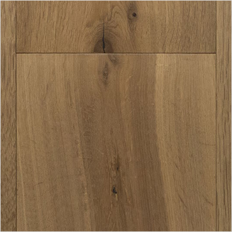 Lumber God Engineered White Oak Wide Plank Flooring, 9-7/16 in, 4 mm Wear Layer - Crescent Bay finish swatch