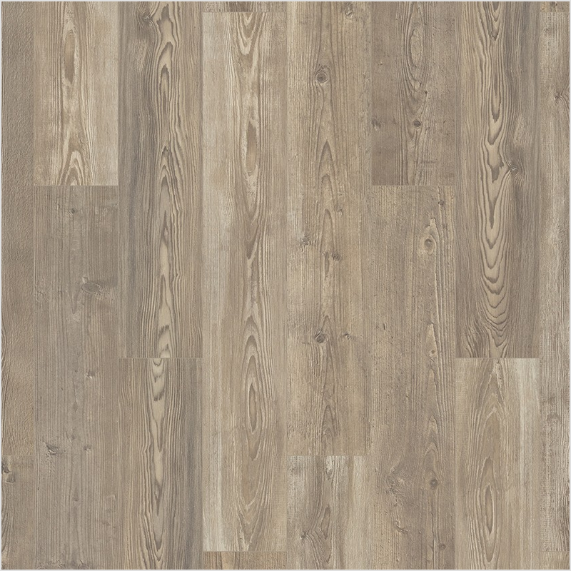 Lumber God AC4 Water Resistant Laminate Wood Flooring, 10 mm with Attached Pad - Dalen Grey Pine finish swatch