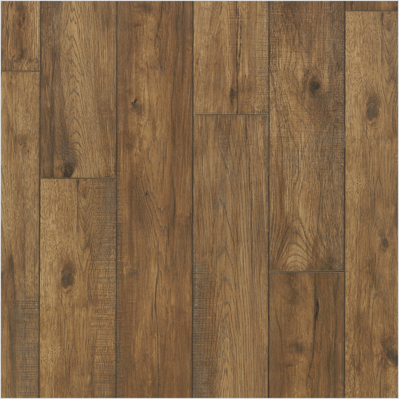 Lumber God 12 mm Dense Core Laminate Wood Flooring, Embossed in Register - Ember finish swatch