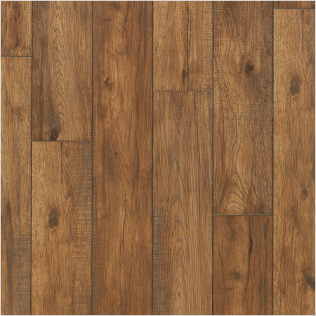 Lumber God 12 mm Dense Core Laminate Wood Flooring, Embossed in Register - Ember finish swatch