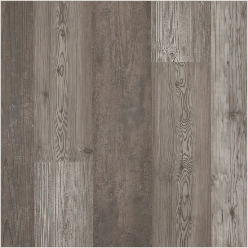 Lumber God AC4 Water Resistant Laminate Wood Flooring, 10 mm with Attached Pad - Grey Optimus Pine finish swatch