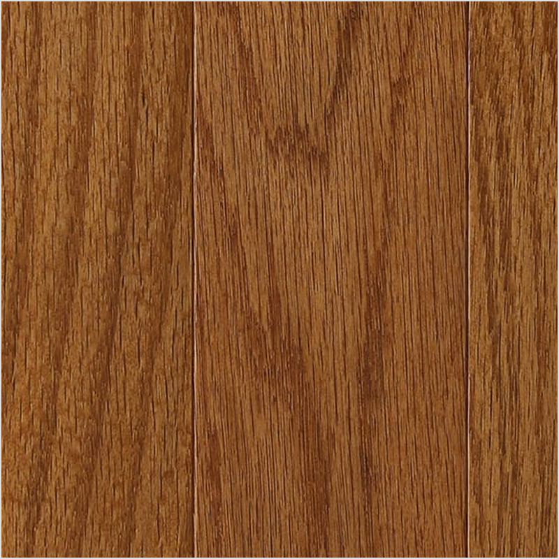 Lumber God Engineered Hardwood Flooring, 3/8 in, Maple and Red Oak - Gunstock finish swatch